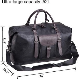 Oversized Travel Duffel Bag - Overnight Bag - Waterproof CarryOn Bag - Weekender